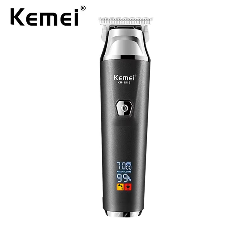ZeroBlade™ Pro: Cordless 7000RPM Hair Trimmer with LCD Display